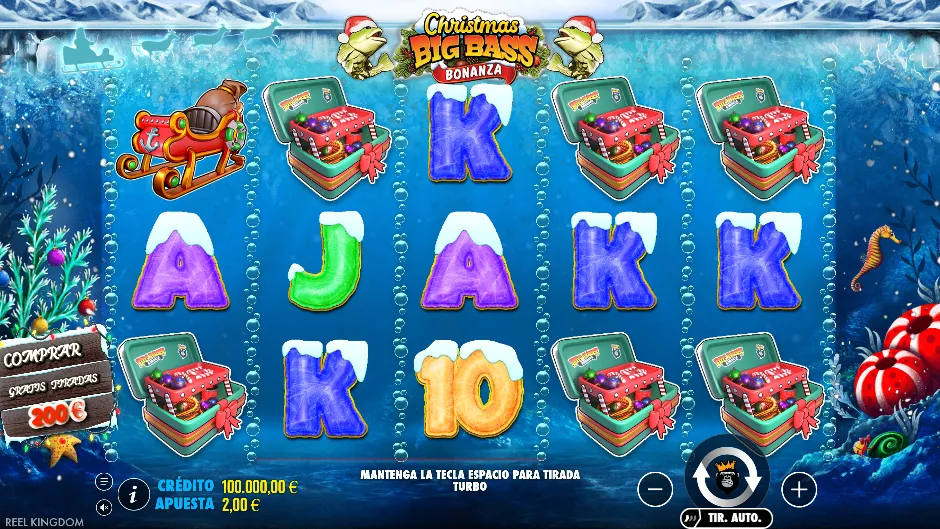 Christmas Big Bass Bonanza — pantalla del juego
